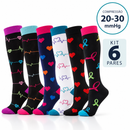 Meias de Compressão 20–30 mmHg | Kit 6 Pares Russia (Pague 3 Leve 6)